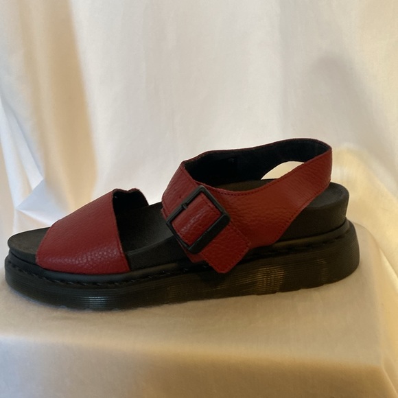 Red Dr.Martens sandals. - Picture 3 of 3